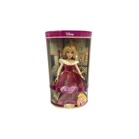 Disney Princess Aurora Porcelain Doll by Brass Key Keepsakes 12" NIB - Picture 2 of 4